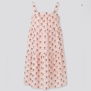 Paul & Joe x Uniqlo Toddler Pink Cat Print Sundress size 3
